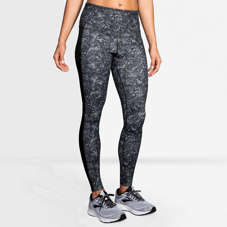 Brooks Greenlight - Leggings Mujer - Gris (BDQZ-50631)